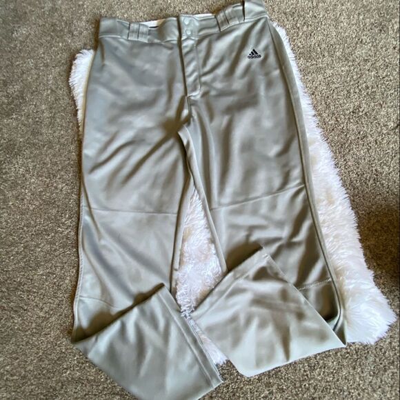 Adidas Climalite Baseball Pants Gray Mens Size Extra Large - Picture 1 of 12